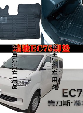 24-25瑞驰EC75脚垫 瑞驰新能源ec75面包车前排两座专用全包围脚垫