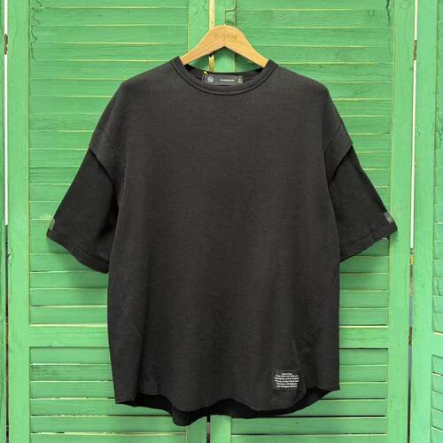 试穿成色 孟加拉制 UNDERCOVER x GU 高桥盾 联名 华夫格 tee T恤