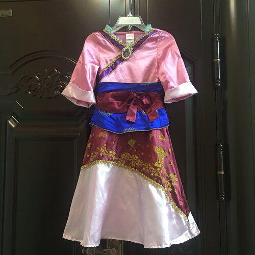 迪家2025新款花木兰长款盖脚裸齐地仙仙滴汉服连衣裙中国风古风