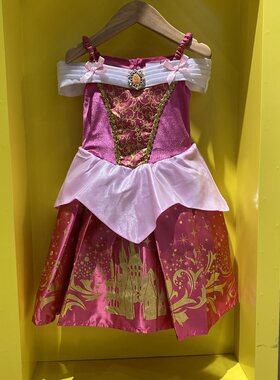 清仓特价推荐 睡美人露肩款公主裙玫粉色好亮眼 不掉粉 原499