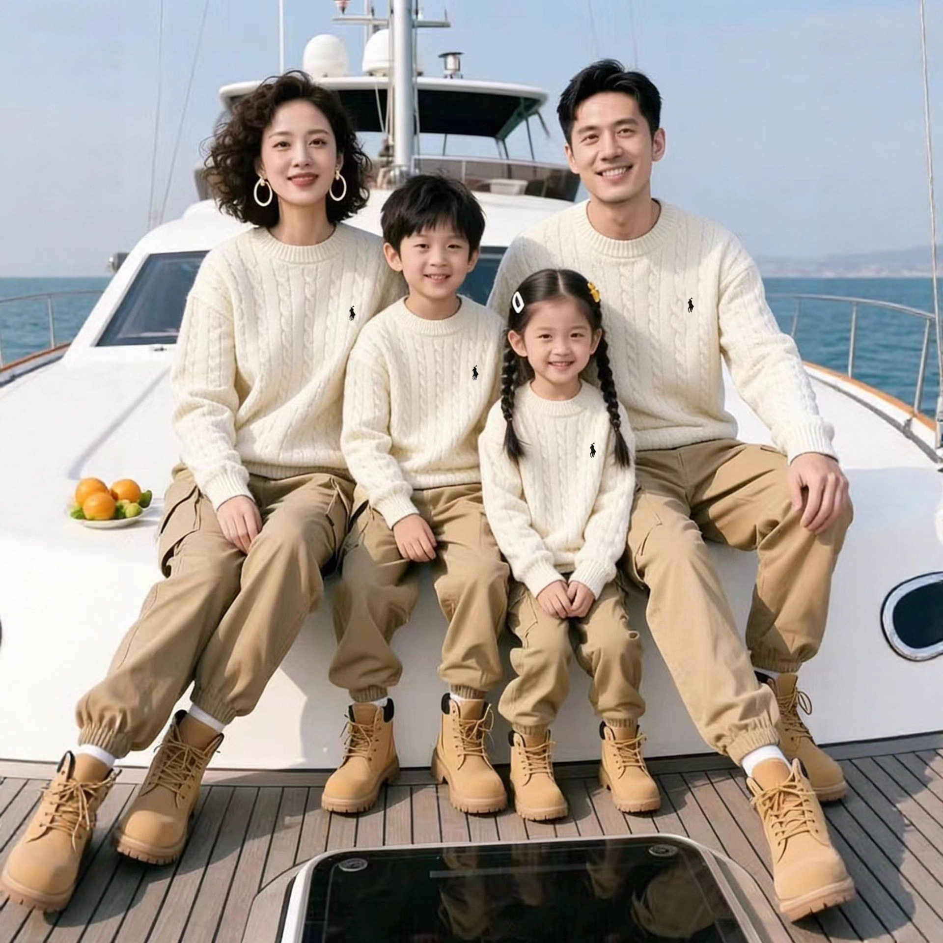 亲子装情侣装麻花毛衣男秋冬宽松慵懒高级感针织衫保暖内搭打底衫,童装/婴儿装/亲子装,亲子装/亲子时装,淘宝优惠券,粉丝福利购,淘宝优惠卷