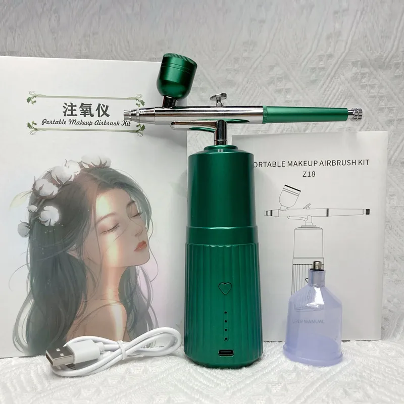 注氧仪家用补水仪手持喷枪高压喷雾器脸部加湿蒸脸美容院跨境代发