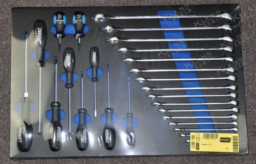 德国HAZET 163-58/27 螺丝刀扳手27件工具组德国进口高端汽修工具