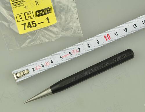 德国HAZET 745-1 745-2 745-3 锥形平头冲 样冲  钳工 钣金工具