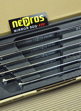 日本京都机械KTC NEPROS平形加长双头梅花扳手 镜面系列 NTM11L06