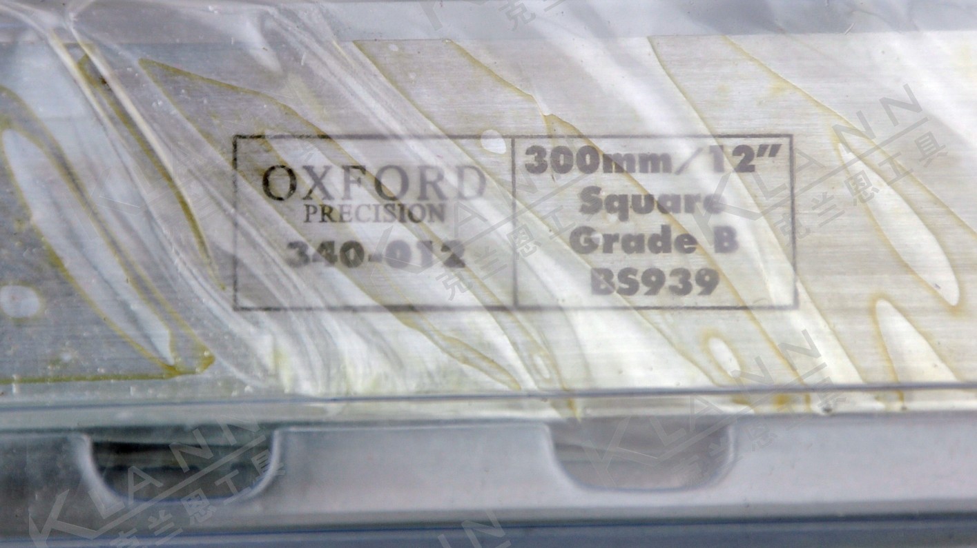 英国牛津OXDFORD钢角尺 OXD-340-0120K 克伦威尔测量工具