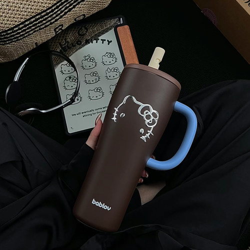 bablov巨无霸保温杯大容量吸管杯
