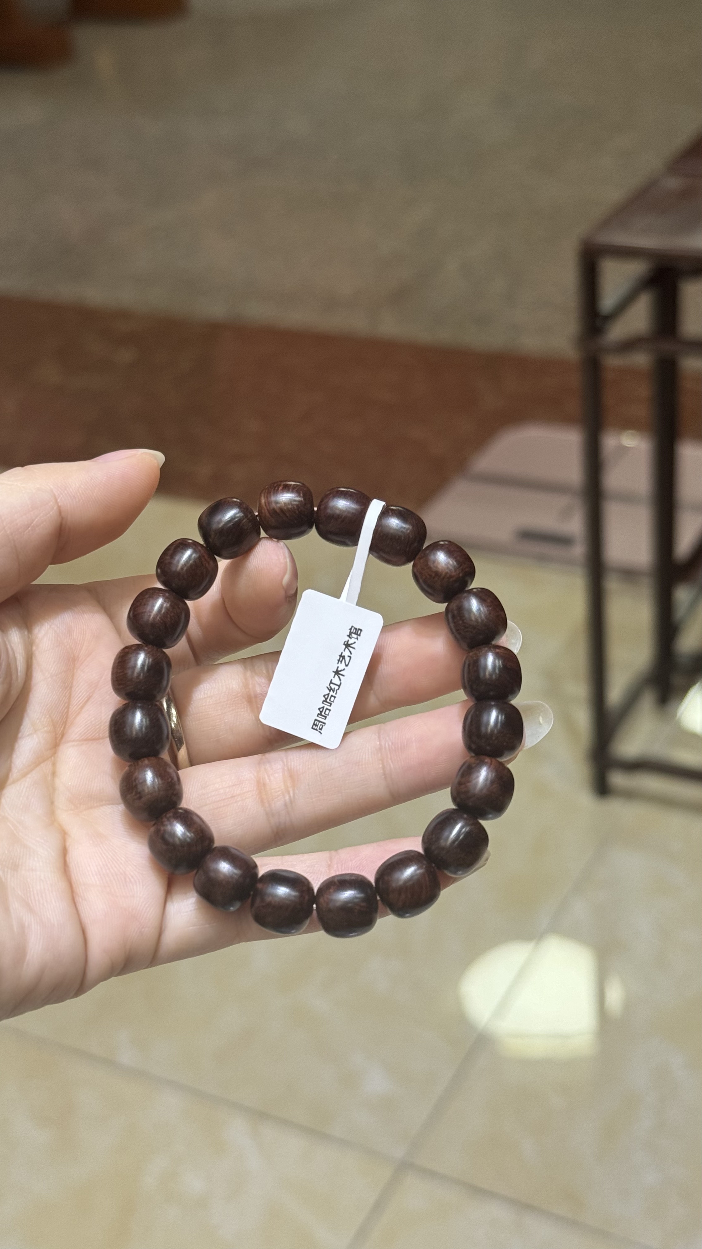 开门海紫油梨正宗老料海黄手串1小众木作
