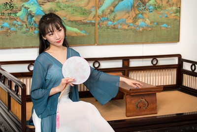 古典舞身韵舞蹈服青城山下演出服开衫披风白蛇青蛇长衫外搭披风肩