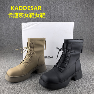 加绒棉靴子女 休闲马丁靴女松糕厚底增高短筒冬季 断码 清仓处理时尚