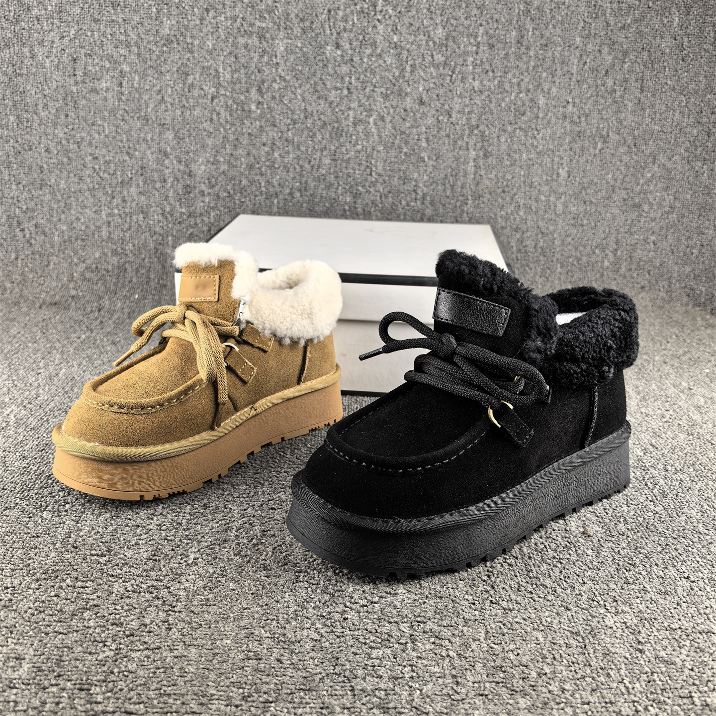 断码处理休闲真皮雪地靴女冬季加厚保暖防水防滑短筒套脚棉鞋子女