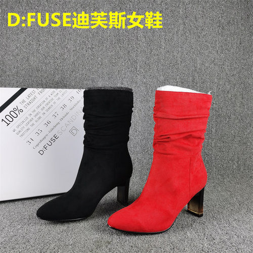 DFUSE迪芙斯女鞋欧美风时装单靴