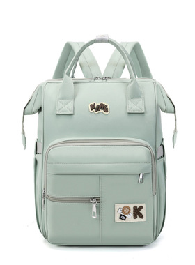 新款妈咪包独立奶瓶仓可拆卸多功能分区双肩包大容量收纳母婴背包