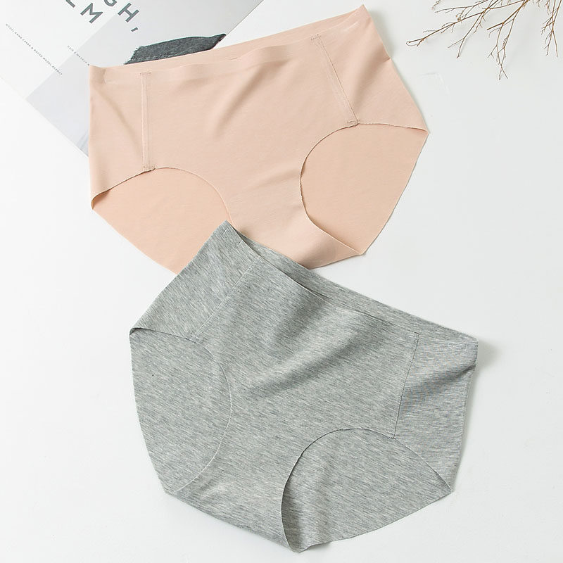 2条任意裁莫代尔无包边女士内裤无痕内裤无边三角裤纯色内贴纯棉,女士内衣/男士内衣/家居服,女三角裤,淘宝优惠券,粉丝福利购,淘宝优惠卷