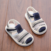 软底防滑夏 婴幼儿童老北京千层底学步鞋 宝宝手工布凉鞋 男女童布鞋