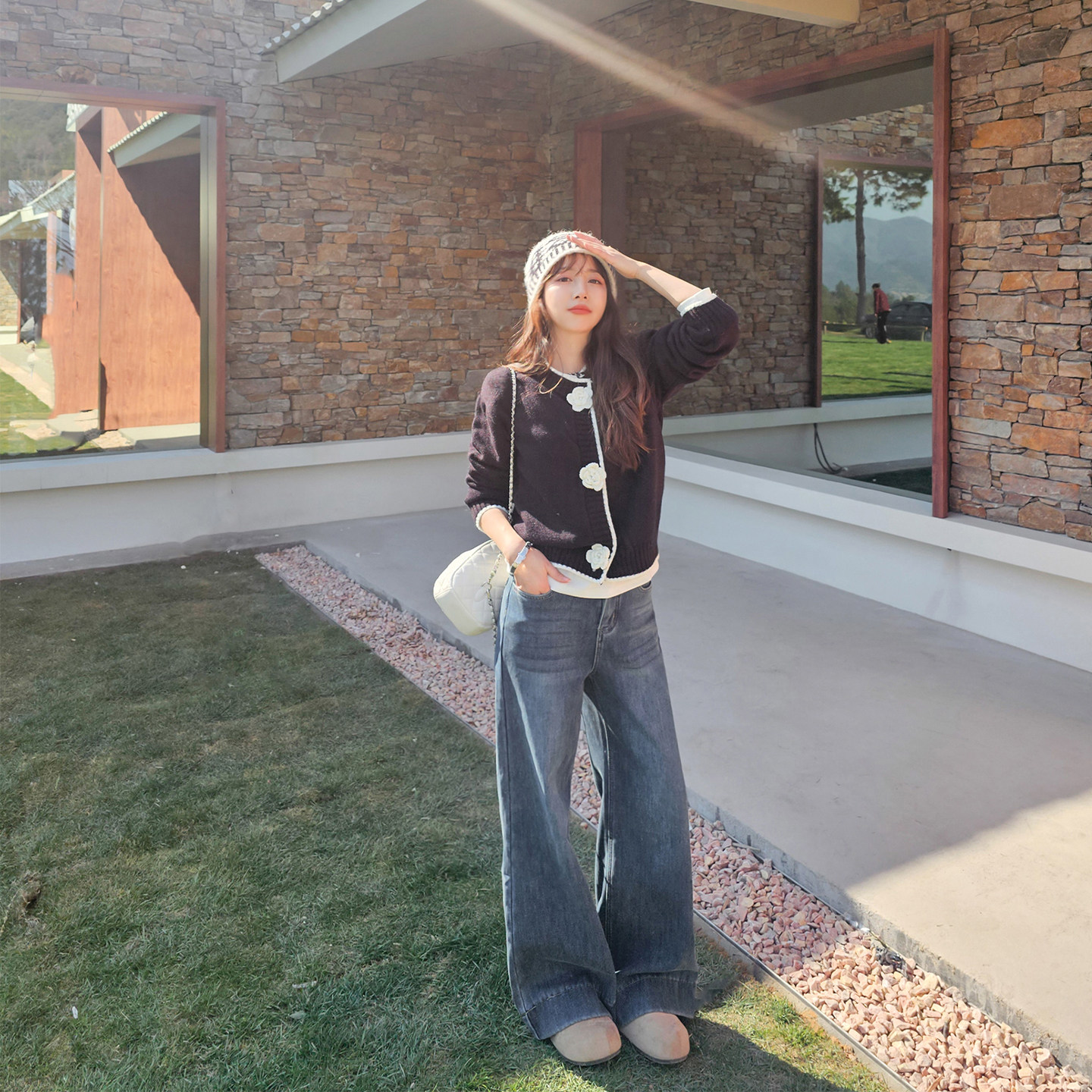 丹宁蓝小个子加绒牛仔裤女冬季新款辣妹设计感弹力拖地大喇叭裤,女装/女士精品,牛仔裤,淘宝优惠券,粉丝福利购,淘宝优惠卷