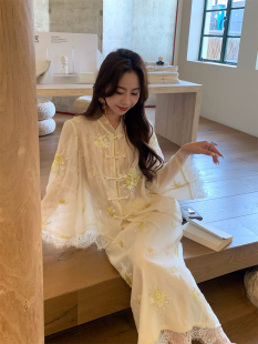 新中式 Baby61 上春山 Du家重工 睫毛蕾丝珠片刺绣气质国风套装