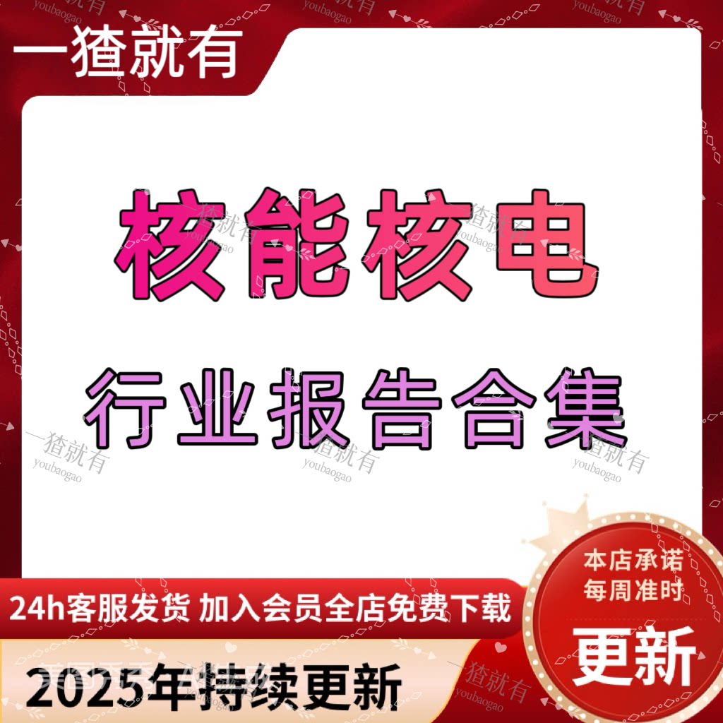 2025年核能核电行业报告合集 核电数智化转型报告 核能产业白皮书