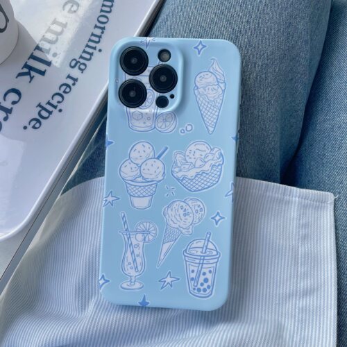 ins风简约夏日清爽甜品手机壳