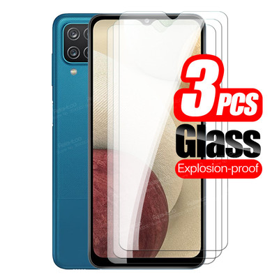 3pcs Tempered Glass For Samsung A12 Glass Screen Protector F