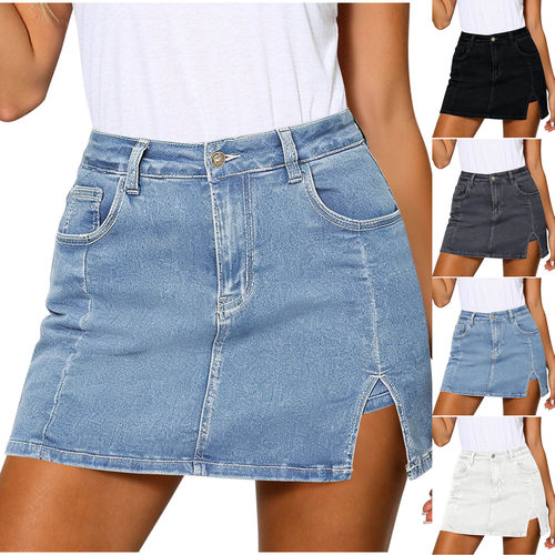 Women’s High-waisted Fashionable Denim Shorts