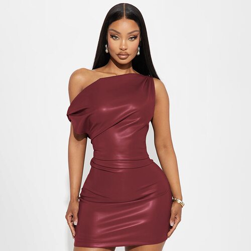 Oblique Shoulder Temperament Hip Women's 2026 Sexy Nightclub