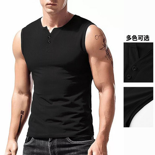 Men's Wear Men's Vest American Style Youth Thin Straight Qui