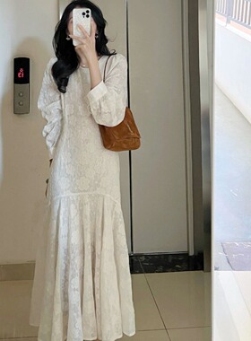 2026-style French Lady Tea Break French High-end White Chiff