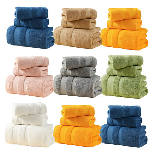 Pure tton Towel Absorbent Lint-free Gift Business Towel Bath