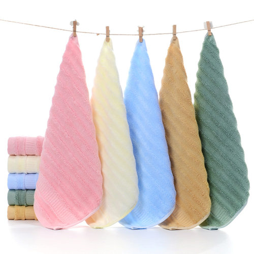 Direct Sales Promotion Bamboo Fiber Small Square Towel 34*34