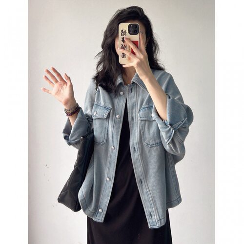 Retro Niche Denim Jacket Women's Loose Korean Style Women's