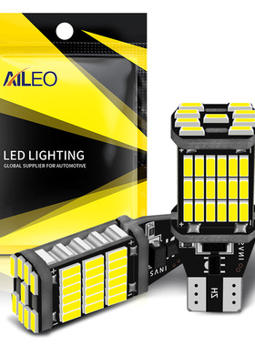 AILEO 2PCS T15 W16W 921 912 T16 902 LED Bulbs High Power 45p