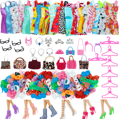 Random 1 Set Doll Accessories for Barbie Doll Shoes Boots Mi