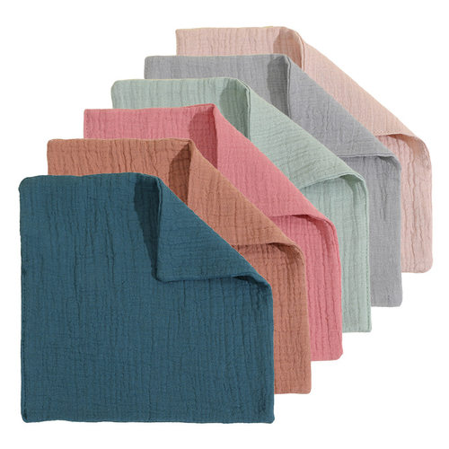 Newborn Baby tton e Wash Four-layer Slip Towel Plain Soft Sm