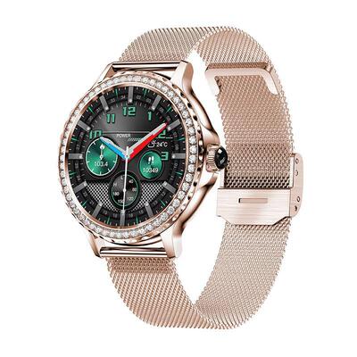 Nx19 Call Women's Diamond-set Smart Watch, Blood Pressure, B