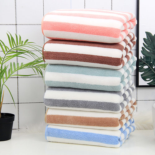 Stall Home Daily Use High Density ral Fleece Bath Towel Abso