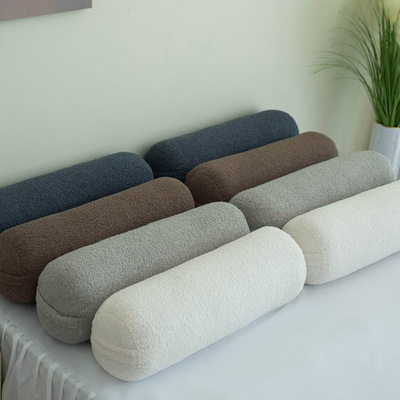 2026 Skin-friendly mforle  Velvet  Backrest Cylindrical Long