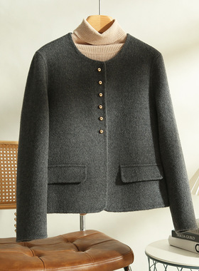 2026 Petite Style Wool at Solid lor Pocket Single-breasted S