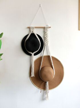 Household Creative Decorative Hanging Hat Storage Hanging Ra