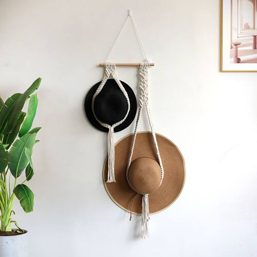 Household Creative Decorative Hanging Hat Storage Hanging Ra