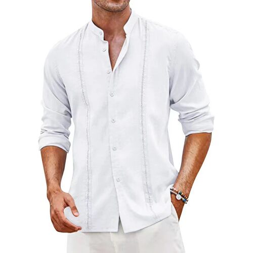 2026 Men’s Youth Cardigan With Buttons, Solid lor, Casual,