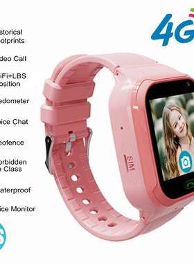 4G Smart Watch Kids SOS GPS LBS WIFI Location Positioning HD
