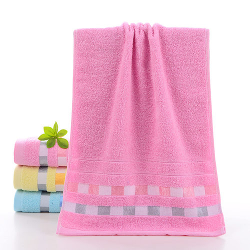 Supply Off-shelf Towel tton Lattice Household e Towel Weddin