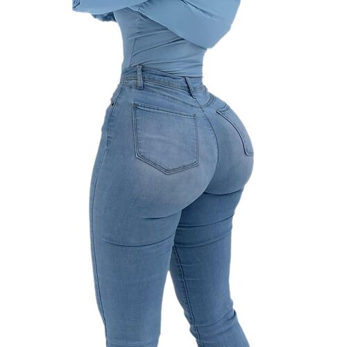 Women's Tight Hip-lifting Slim-fit Pants Women's Large Pocke