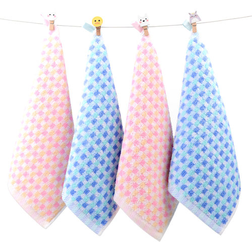 Children's Baby tton Square Towel Kindergarten e Wipe Mouth