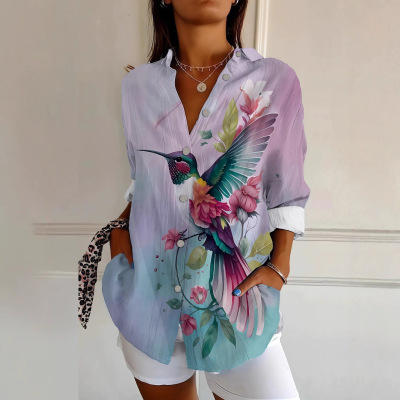 Station L Women's Buttons Floral Women's Buttons Casual And