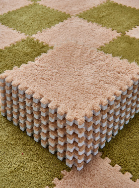 Patchwork Carpet Bedroom Full Shop Household Square Puzzle F