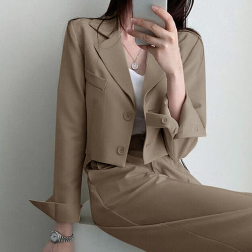 2025 Khaki Small at For Women With High-end Sense, Small Tem