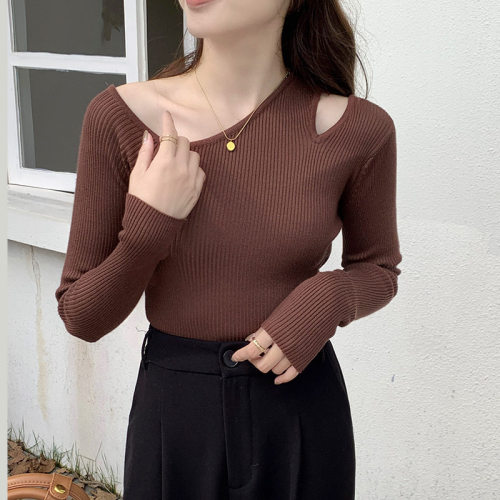 Slanted llar, Off-shoulder, Sexy Short-sleeved Women's Pilli