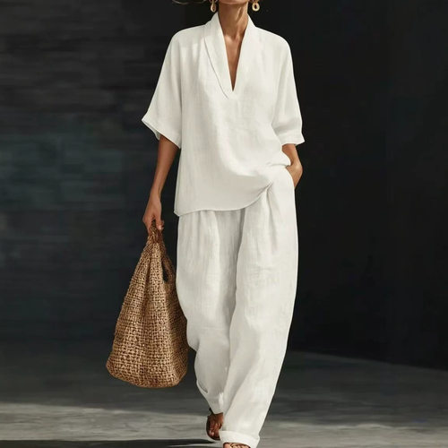 2026 Casual Fashion Suit Women's Loose mforle Simple Solid l